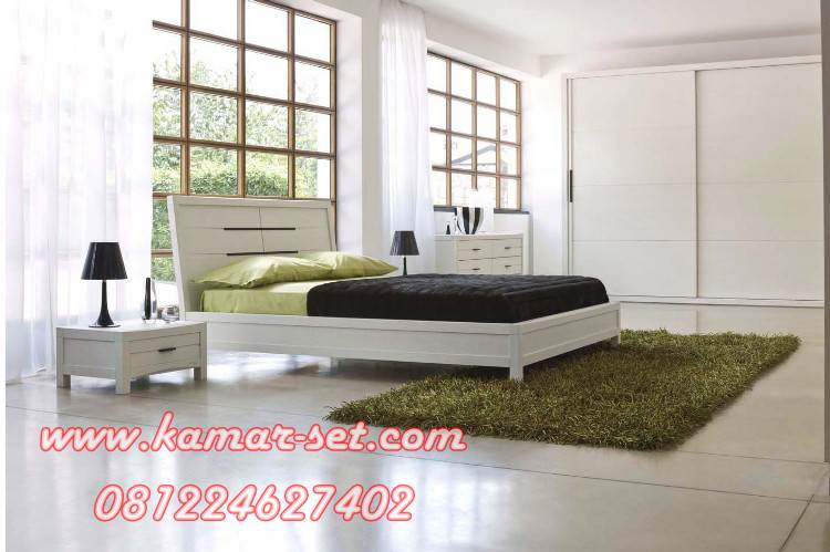 Set Kamar Tidur Minimalis With Lemari Pintu Sliding